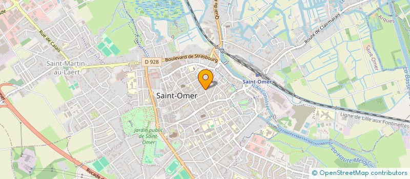 localisation de l'entreprise ROPES ET CORDES  SAINT-OMER