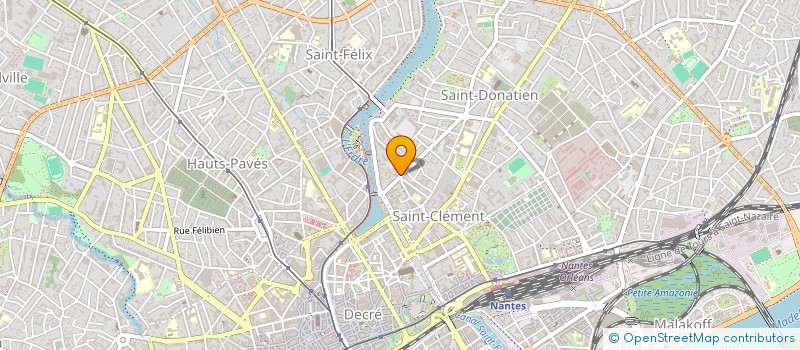 localisation de l'entreprise ROPHIDINA à NANTES