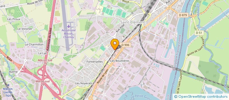localisation de l'entreprise ROPIMAX  MACON