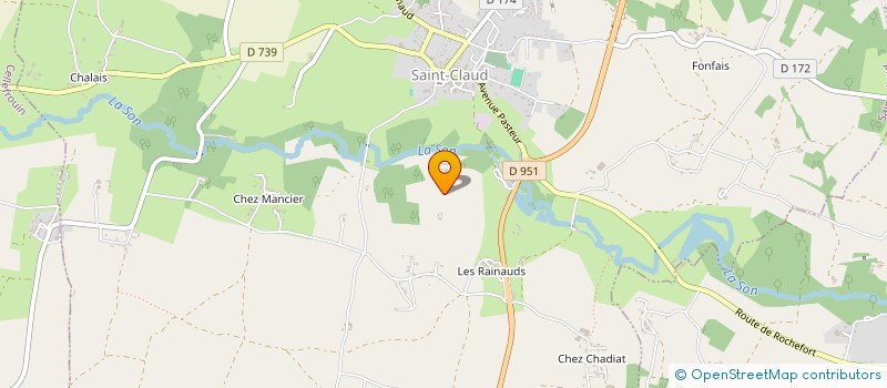 localisation de l'entreprise ROPPERSE à SAINT-CLAUD