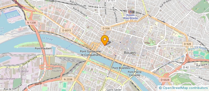 localisation de l'entreprise ROQ INVEST à ROUEN