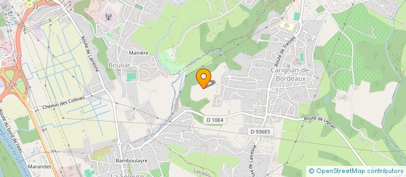 localisation de l'entreprise ROQ'INVEST  CARIGNAN-DE-BORDEAUX