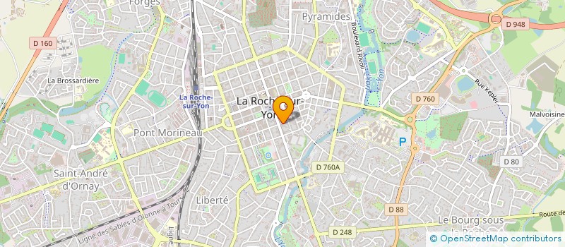 localisation de l'entreprise ROQAYA à LA ROCHE-SUR-YON