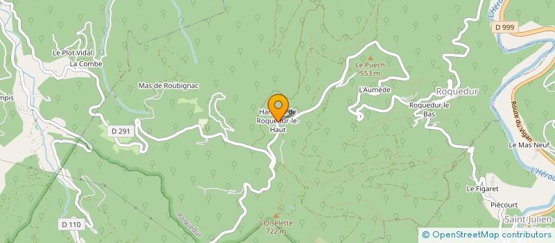 localisation de l'entreprise ROQU'OEUFDUR à ROQUEDUR