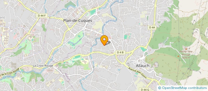 localisation de l'entreprise ROQUE  ALLAUCH