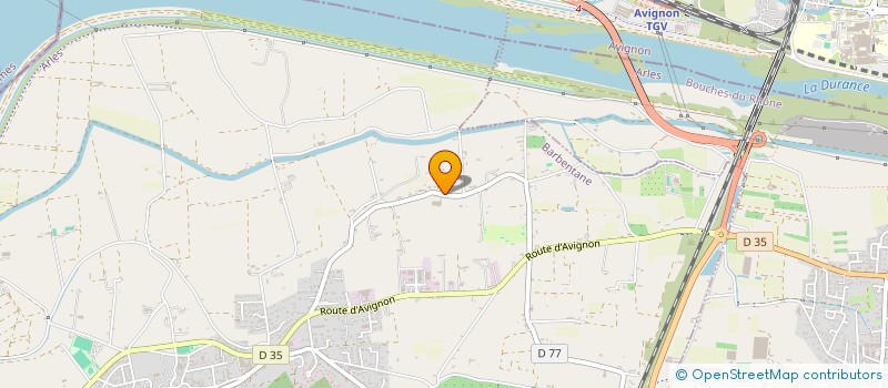 localisation de l'entreprise ROQUE  BARBENTANE