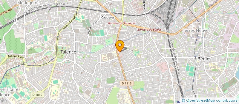 localisation de l'entreprise ROQUE à BEGLES