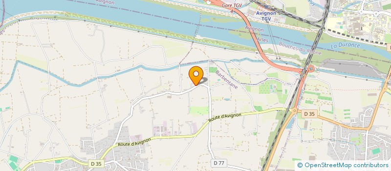 localisation de l'entreprise ROQUE ELECTRICITE  BARBENTANE