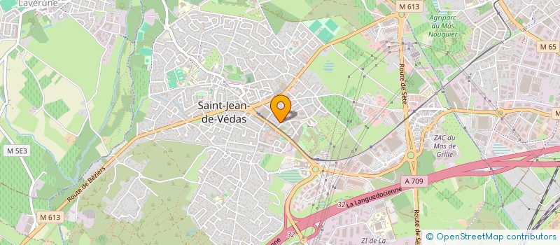 localisation de l'entreprise ROQUE FRAISSE ENSEMBLE  SAINT-JEAN-DE-VEDAS