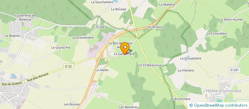 localisation de l'entreprise ROQUE PARTICIPATION à TOUROUVRE AU PERCHE