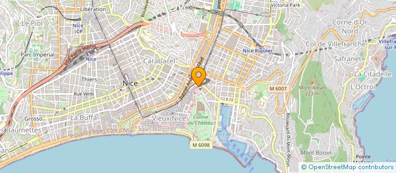 localisation de l'entreprise ROQUEBRUNE ECHECS ALEKHINE  NICE