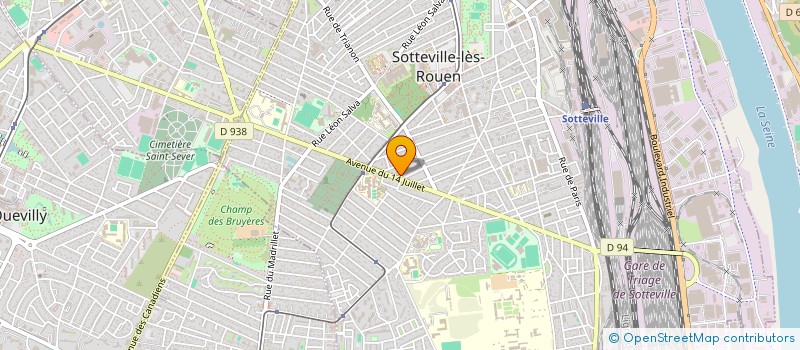 localisation de l'entreprise ROQUEEL RENOVATION  SOTTEVILLE-LES-ROUEN