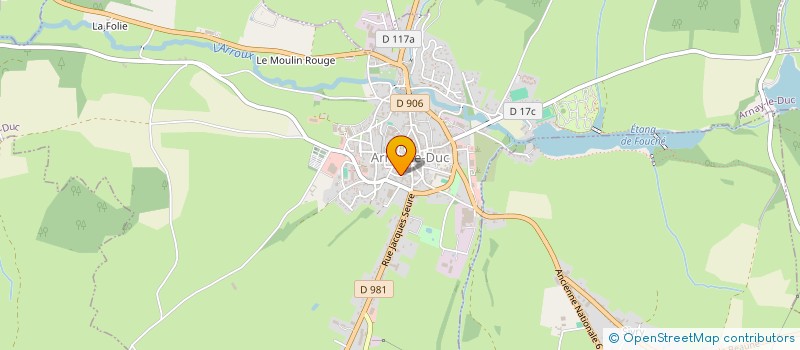 localisation de l'entreprise ROQUEFEUILHYDRO  MUSIGNY