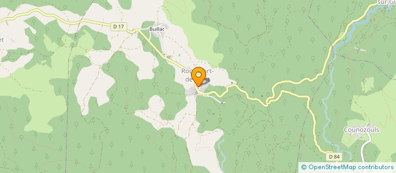 localisation de l'entreprise ROQUEFORT  ROQUEFORT-DE-SAULT