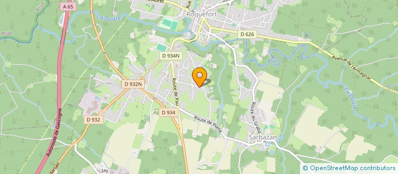 localisation de l'entreprise ROQUEFORT-SARBAZAN SPORTS NATURE  SARBAZAN