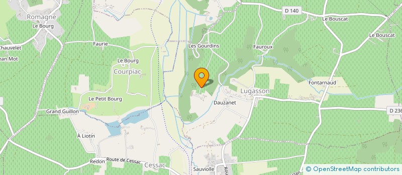 localisation de l'entreprise ROQUEFORT WINES & SPIRITS  LUGASSON