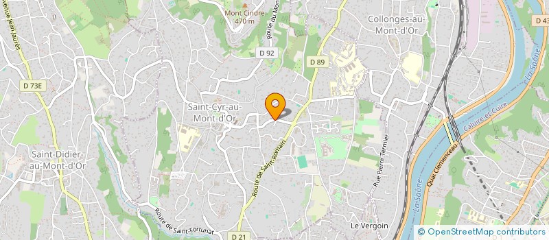 localisation de l'entreprise ROQUELAURE CONSULTING  SAINT-CYR-AU-MONT-D'OR