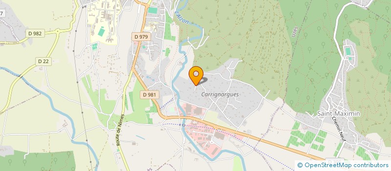 localisation de l'entreprise ROQUEMAURE  UZES