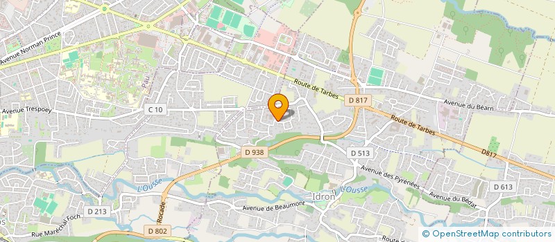 localisation de l'entreprise ROQUEROUSSE 83  SAINT-RAPHAEL