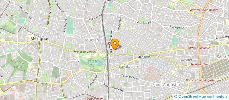 localisation de l'entreprise ROQUES à BORDEAUX