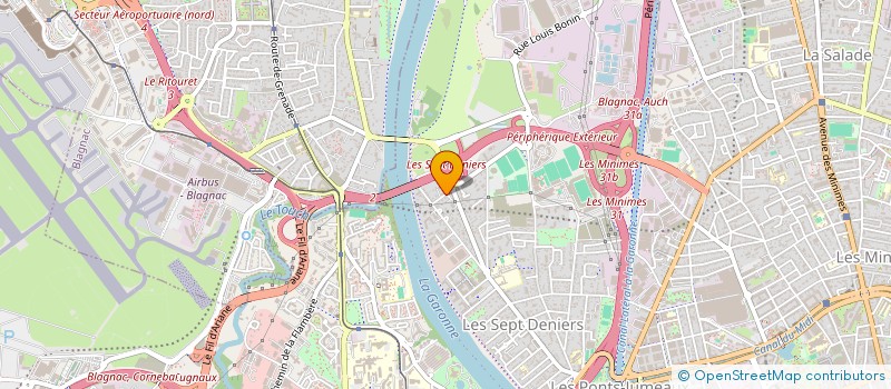 localisation de l'entreprise ROQUES à TOULOUSE