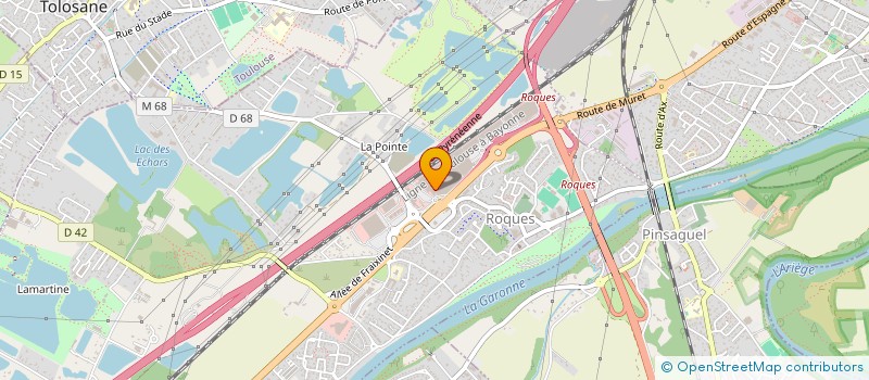 localisation de l'entreprise ROQUES BEAUTE  ROQUES