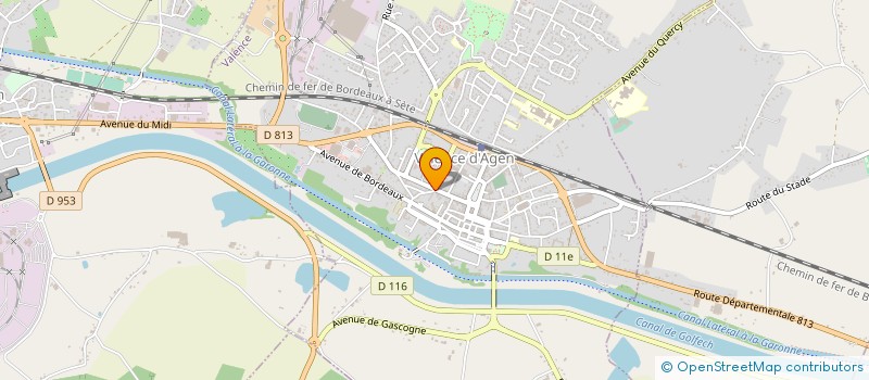 localisation de l'entreprise ROQUES ESPACES MULTISERVICES à VALENCE
