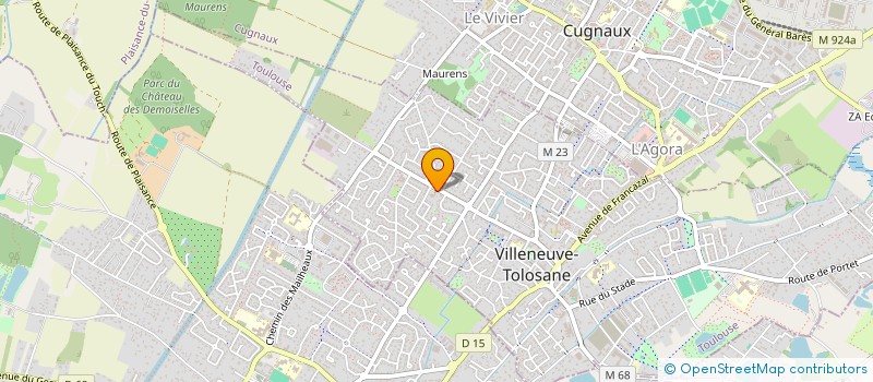 localisation de l'entreprise ROQUES SANCHEZ  VILLENEUVE-TOLOSANE