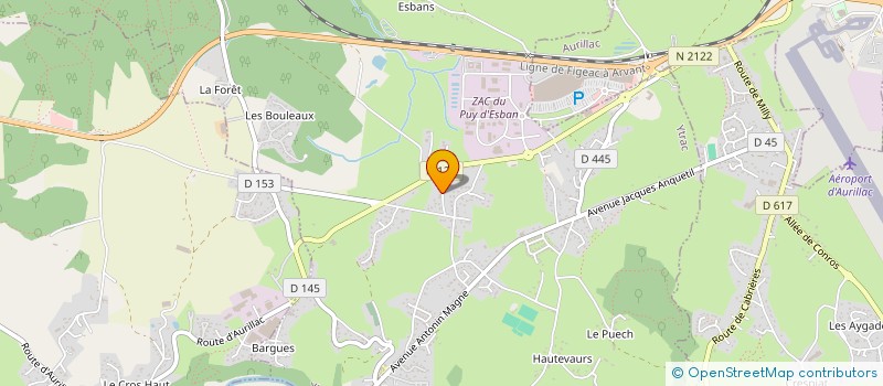localisation de l'entreprise ROQUESSOLANE ET FILS à YTRAC