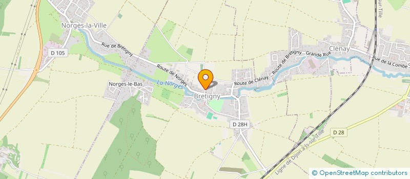 localisation de l'entreprise ROQUET 'EXPRESS  BRETIGNY