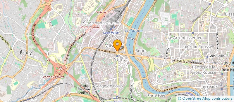 localisation de l'entreprise ROQUETTE  LYON