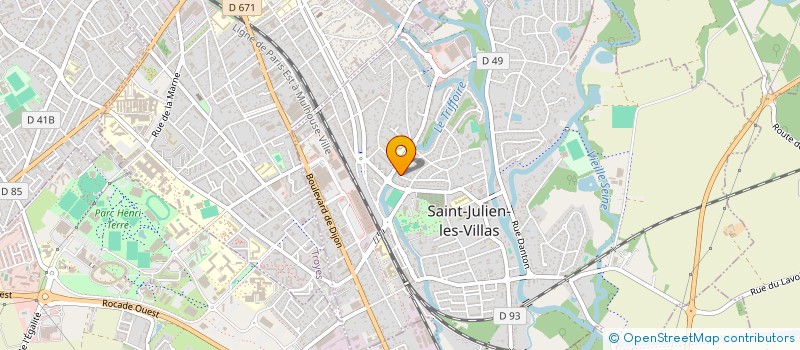 localisation de l'entreprise ROQUETTE IMMOBILIER  SAINT-JULIEN-LES-VILLAS