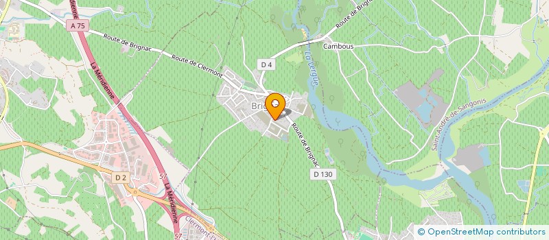 localisation de l'entreprise ROQUILLE FAMILY  BRIGNAC