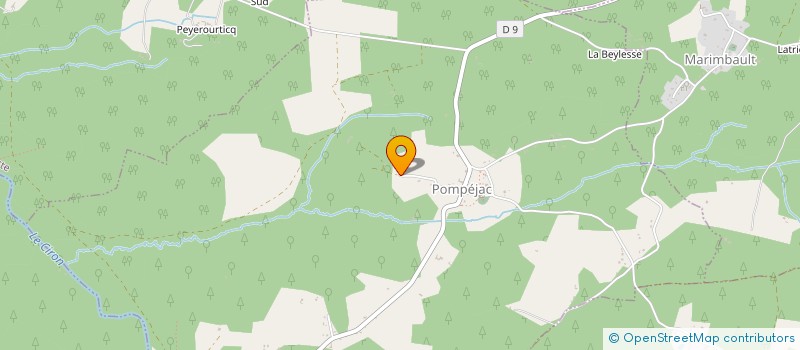 localisation de l'entreprise ROQUINVEST  POMPEJAC
