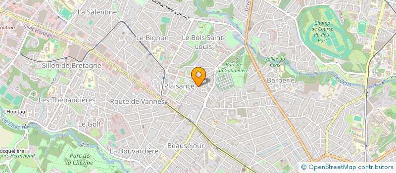 localisation de l'entreprise ROQUIO à NANTES