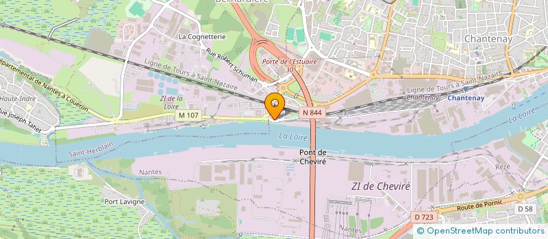 localisation de l'entreprise ROQUIOS  NANTES