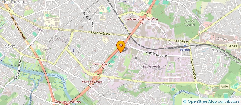 localisation de l'entreprise ROQUYUK  VERTOU