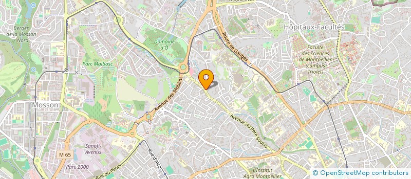 localisation de l'entreprise RORAGA à MONTPELLIER
