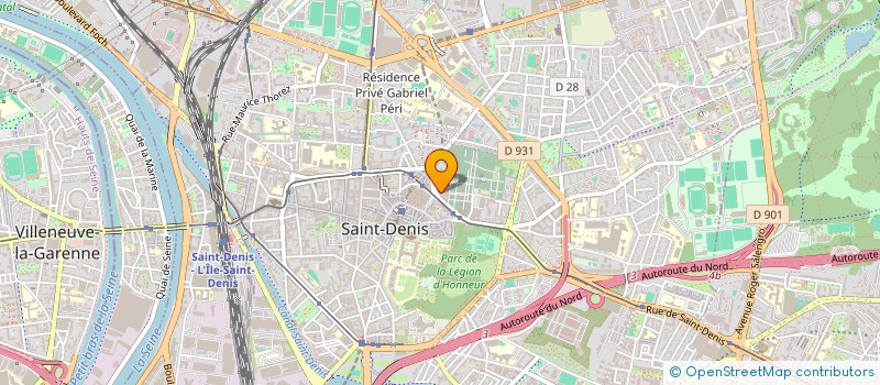 localisation de l'entreprise RORGUE INTERNATIONAL à SAINT-DENIS