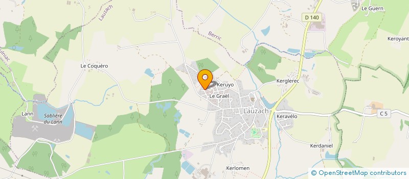 localisation de l'entreprise RORKA  LAUZACH