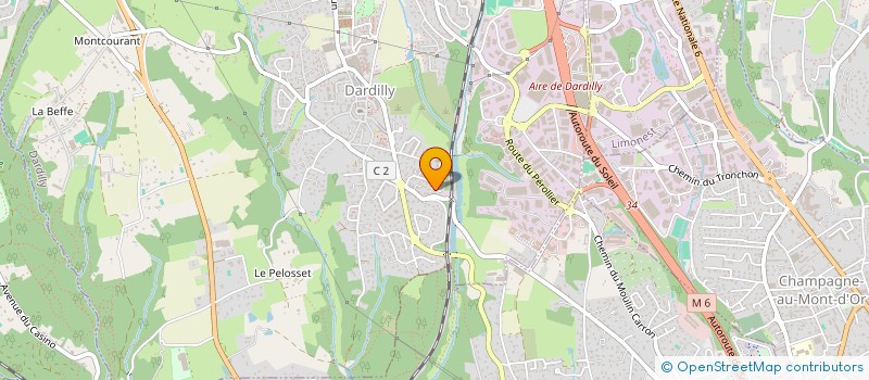 localisation de l'entreprise ROROBINIO  DARDILLY