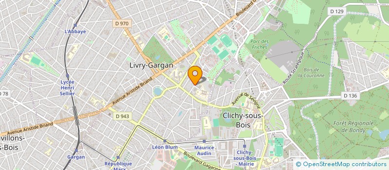 localisation de l'entreprise RORQUAL IMMO à LIVRY-GARGAN