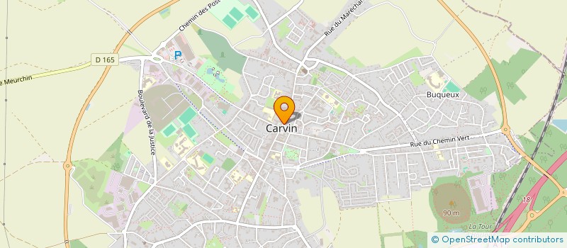 localisation de l'entreprise RORY  CARVIN