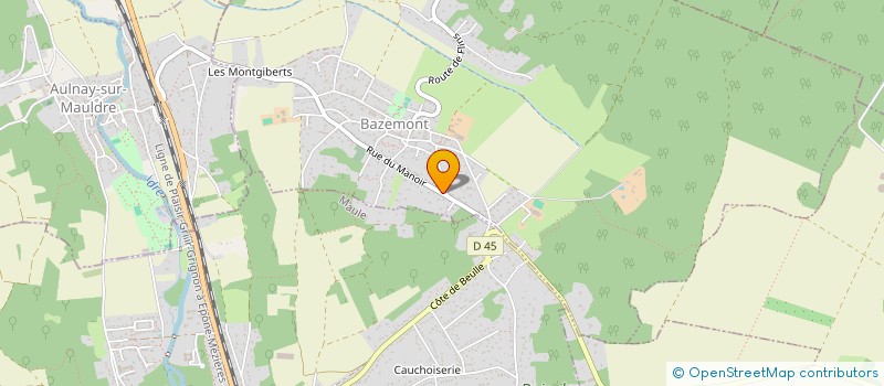 localisation de l'entreprise RORY'S SECRET  BAZEMONT