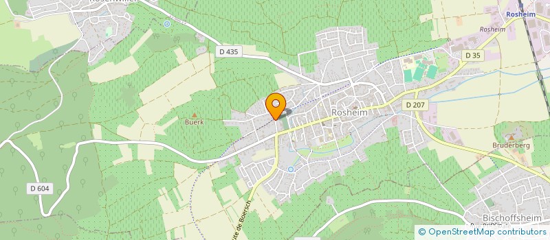 localisation de l'entreprise ROS 2  ROSHEIM