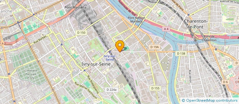 localisation de l'entreprise ROS & CO à IVRY-SUR-SEINE