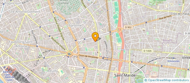 localisation de l'entreprise ROS DIGITAL 75 à PARIS