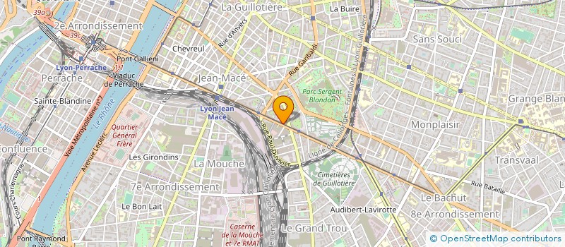localisation de l'entreprise ROS DIGITAL GRAND SUD-EST à LYON