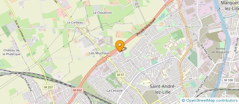 localisation de l'entreprise ROS DIGITAL NORD à SAINT-ANDRE-LEZ-LILLE