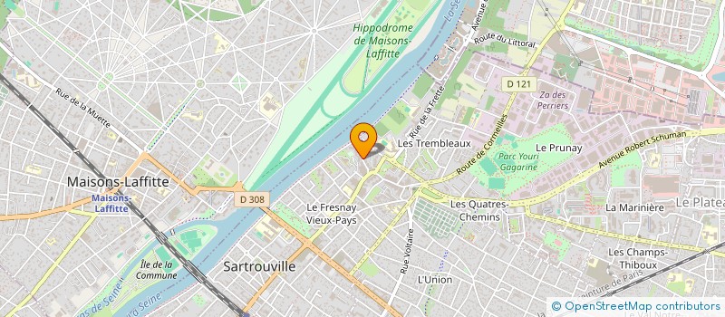 localisation de l'entreprise ROS SERVICE à SARTROUVILLE